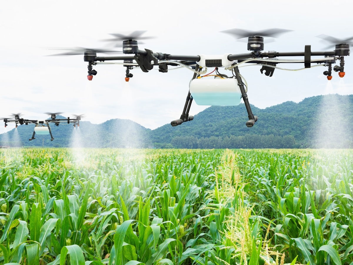 استفاده از پهپادها (Drones) در پایش مزارع و سمپاشی استفاده از پهپادها (Drones) در پایش مزارع و سمپاشی